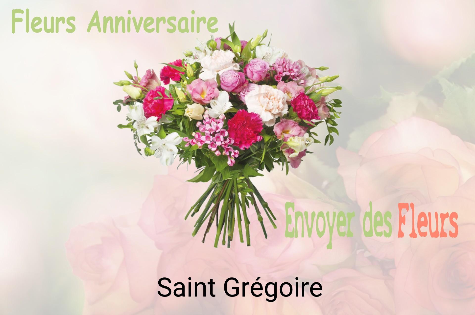 Bouquet de fleurs d’anniversaire livré à Saint-Grégoire