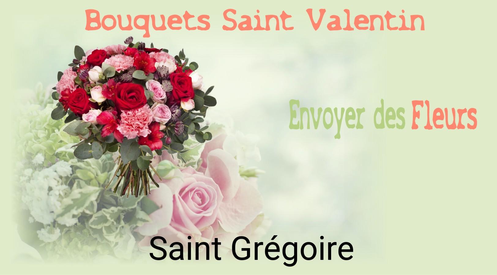 Roses de Saint-Valentin livrées à Saint-Grégoire